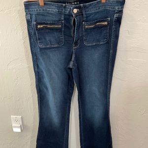 WHBM Skinny flare jeans, sz 12